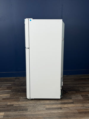 Frigidaire - 27.6 in. 14 cu. ft. Frost Free Top Freezer Refrigerator in White with EvenTemp Cooling System