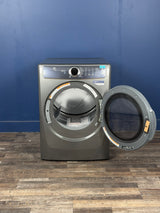 Electrolux - 8 cu. ft. vented Front Load Stackable Electric Dryer in Titanium with LuxCare Dry and Perfect Steam