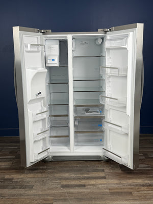 Frigidaire - Gallery 36 in. 26 cu. ft. Standard Depth Side by Side Refrigerator in Smudge-Proof Stainless Steel, ENERGY STAR