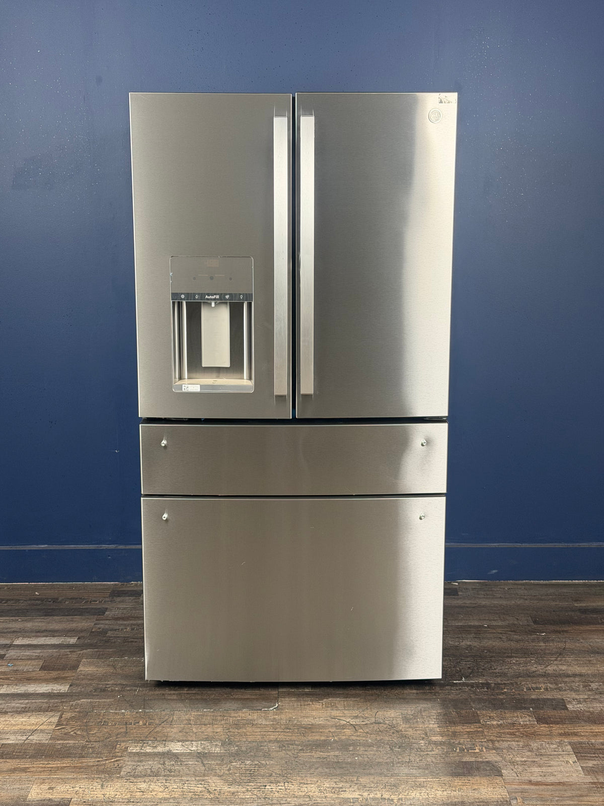 GE Profile - Profile 27.9 cu. ft. Smart 4-Door French Door Refrigerator with Door-in-Door in Fingerprint Resistant Stainless Steel