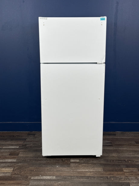 GE - 16.6 cu. ft. Top Freezer Refrigerator in White, ENERGY STAR