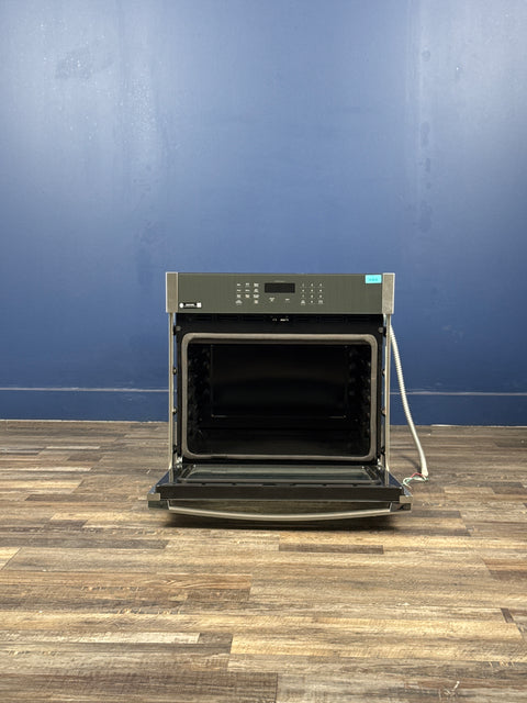 GE - 30 in. Smart Single Electric Wall Oven Self-Cleaning in Stainless Steel