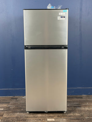 Frigidaire - 24 in. 12 cu. ft. Counter Depth Garage Ready Top Freezer Refrigerator in Fingerprint Resistant Stainless Steel Look