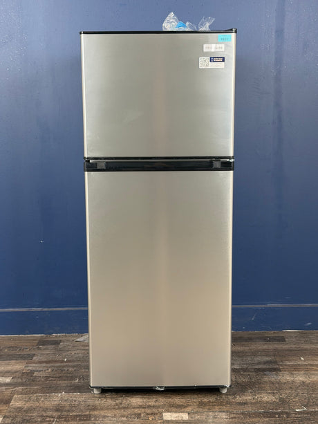 Frigidaire - 24 in. 12 cu. ft. Counter Depth Garage Ready Top Freezer Refrigerator in Fingerprint Resistant Stainless Steel Look