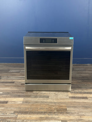 Frigidaire - Gallery 30 in 6.2 cu.ft. 5 Burner Element Slide-In Induction Range w/ Total Convection & Air Fry , SmudgeProof Stainless