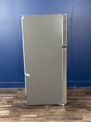Frigidaire - 30 in. 20 cu. ft. Garage Ready Freestanding Top Freezer Refrigerator in Stainless Steel, ENERGY STAR
