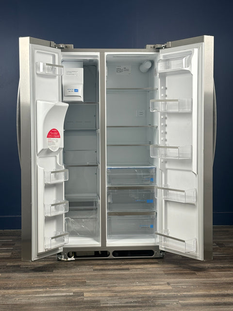 Frigidaire - Gallery 36 in. 26 cu. ft. Standard Depth Side by Side Refrigerator in Smudge-Proof Stainless Steel, ENERGY STAR