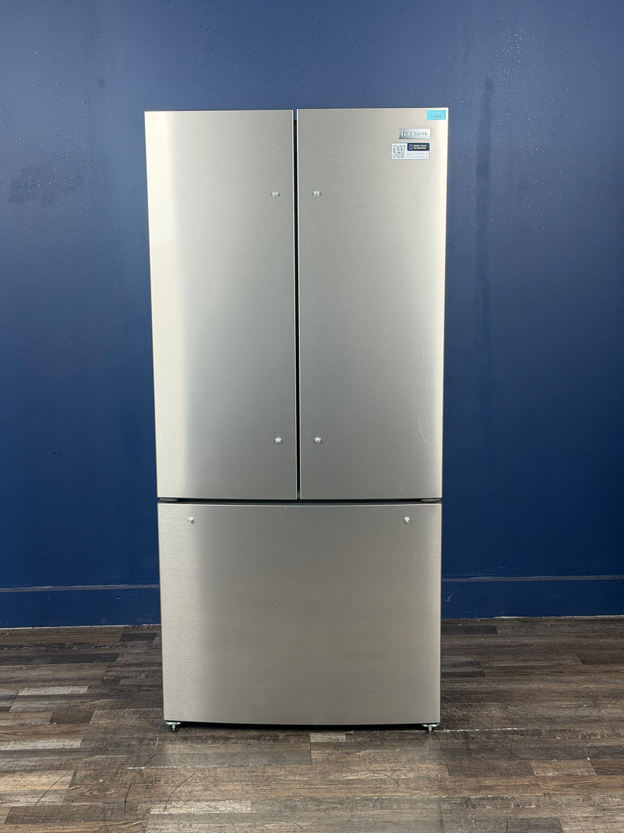 Frigidaire - 31.5 in. 18 cu. ft. Counter Depth French Door Refrigerator in Fingerprint-Resistant Stainless Look