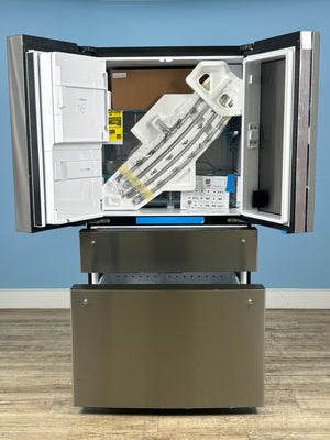 GE Profile - Profile 27.9 cu. ft. Smart 4-Door French Door Refrigerator with Door-in-Door in Fingerprint Resistant Stainless Steel