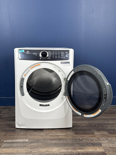 Electrolux - 8 cu. ft. White Front Load Perfect Steam Gas Dryer with LuxCare Dry and Instant Refresh