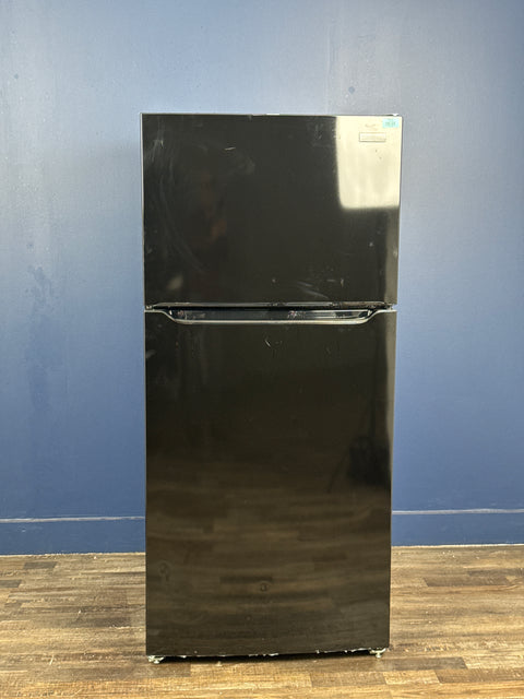 Frigidaire - 30 in. 20 cu. ft. Garage Ready Top Freezer Refrigerator in Black