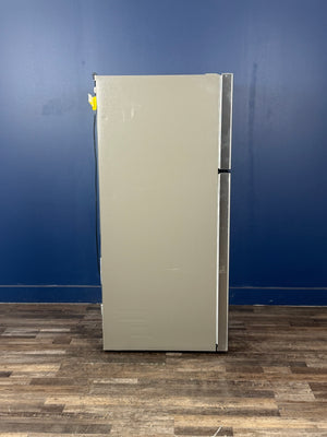 LG - 24 cu. ft. Top Mount Freezer Refrigerator with Multi-Flow Air System in Stainless Steel, Garage Ready