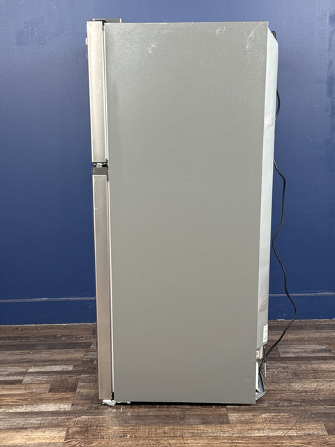 Frigidaire - 27.6 in. 14 cu. ft. Top Freezer Refrigerator in Fingerprint-Resistant Stainless Look, ENERGY STAR