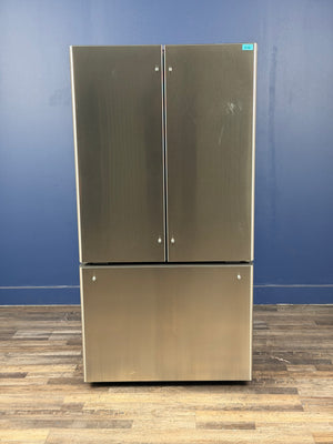 GE Cafe - 23.1 cu. ft. Smart French Door Refrigerator with Internal Water Dispenser in Stainless Steel, Counter Depth, ENERGY STAR
