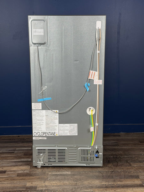 Frigidaire - 33 in. 20 cu. ft. Counter-Depth French Door Refrigerator in Stainless Steel Look with CrispSeal crispers