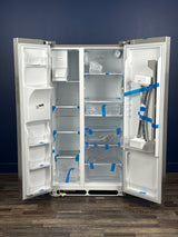 Frigidaire - 36.1 in. 22.3 cu. ft. Counter Depth Side-by-Side Refrigerator in Stainless Steel