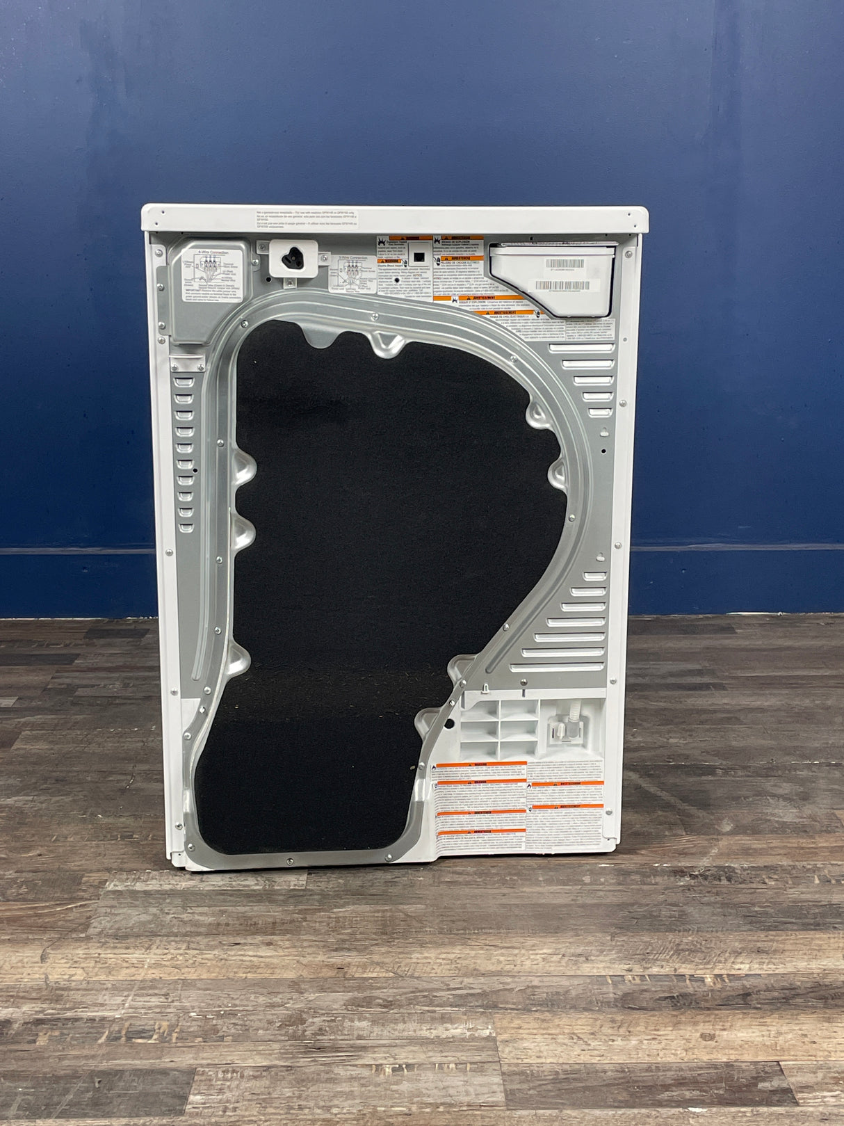 GE - 4.1 cu. ft. 240-Volt White Electric Ventless Dryer, ENERGY STAR