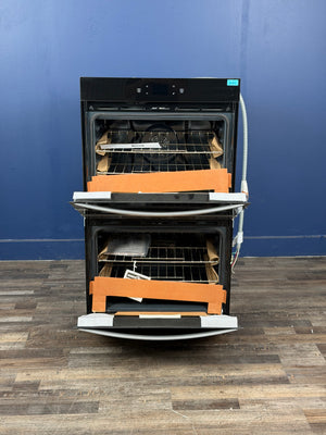 Whirlpool - 30 in. Double Electric Wall Oven with Convection and Self-Cleaning in Fingerprint Resistant Stainless Steel