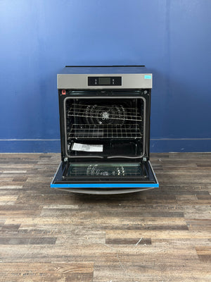 Frigidaire - Gallery 30 in 6.2 cu.ft. 5 Burner Element Slide-In Induction Range w/ Total Convection & Air Fry , SmudgeProof Stainless