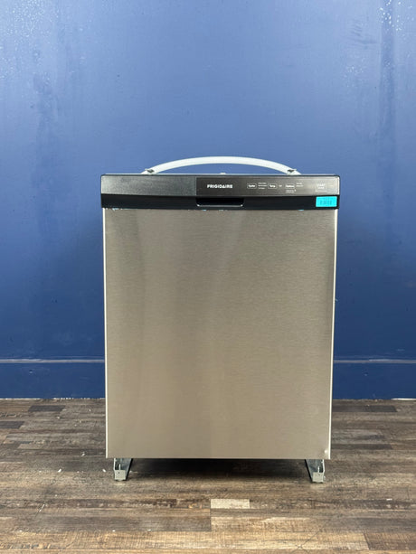 Frigidaire - 24 in. Front Control Built-In Tall Tub 55 Dba Dishwasher in Stainless Steel with 3-Cycles