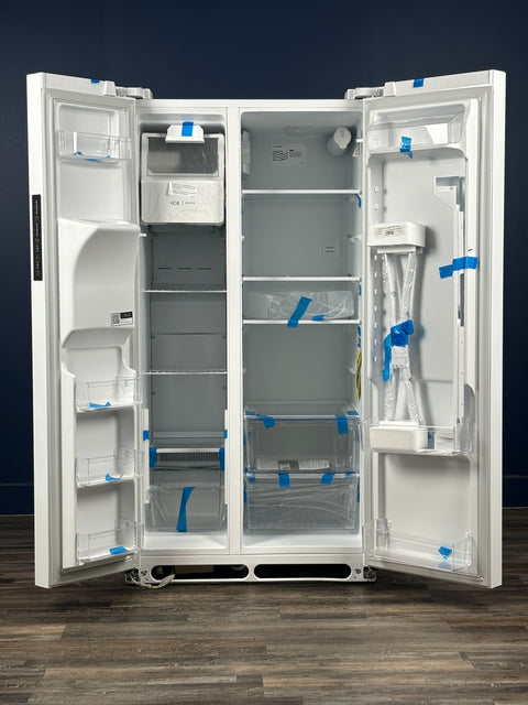 Frigidaire - 36 in. 26 cu. ft. Standard Depth Side by Side Refrigerator in White