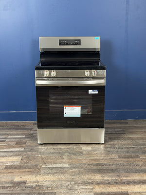 Frigidaire - 30 in. 5 Element Freestanding Electric Range in Stainless Steel with EvenTemp and Steam Clean