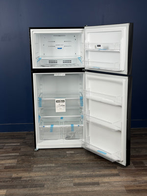 Frigidaire - 30 in. 20 cu. ft. Garage Ready Top Freezer Refrigerator in Black