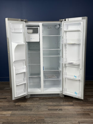Frigidaire - 36 in. 26 cu. ft. Standard Depth Side by Side Refrigerator in Stainless Steel