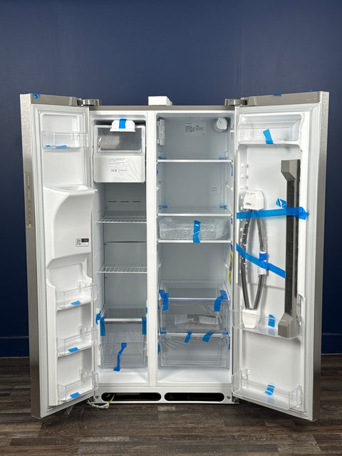 Frigidaire - 36 in. 26 cu. ft. Standard Depth Side by Side Refrigerator in Stainless Steel