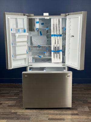 Frigidaire - Gallery 36 in. 28 cu. ft. Standard Depth French Door Refrigerator in Smudge-Proof Stainless Steel with Dual Ice Maker