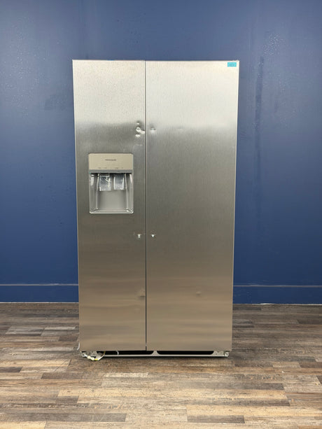 Frigidaire - 36.1 in. 22.3 cu. ft. Counter Depth Side-by-Side Refrigerator in Stainless Steel