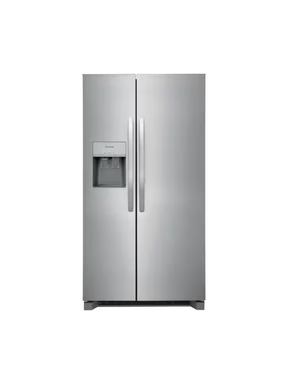 Frigidaire - 36 in. 26 cu. ft. Standard Depth Side by Side Refrigerator in Stainless Steel