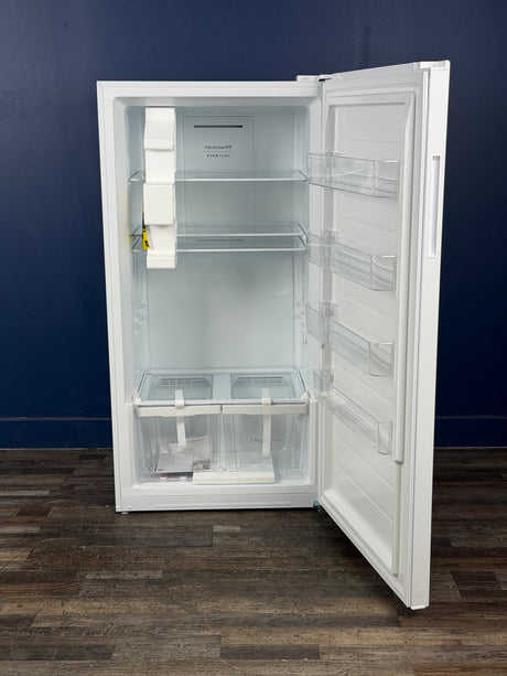 Frigidaire - 27.8 in. 18 cu. ft. Standard Depth Garage Ready Freezerless Refrigerator in White with Cold Boost