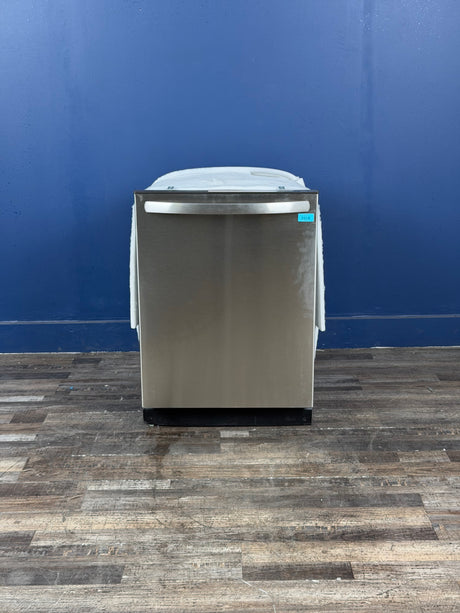 Frigidaire - 24 in Top Control Built in-Tall Tub 52 dBA Dishwasher with Plastic Tub in Stainless Steel with 4-cycles