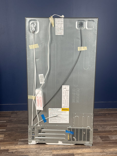 GE - 21.8 cu. ft. Side by Side Refrigerator in Fingerprint Resistant Stainless Steel, Counter Depth