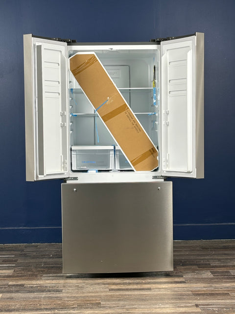 Frigidaire - 31.5 in. 18 cu. ft. Counter Depth French Door Refrigerator in Fingerprint-Resistant Stainless Look