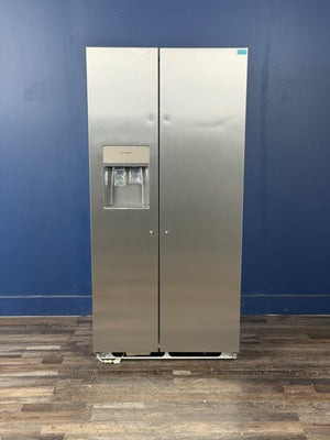 Frigidaire - 33 in. 22.3 cu. ft. Standard Depth Side by Side Refrigerator in Stainless Steel