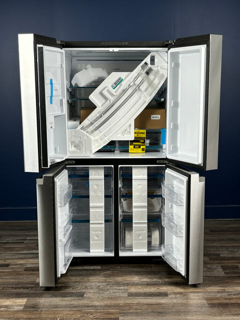 GE Profile - Profile 28.3 cu. ft. Quad-Door Smart Refrigerator with Dual-Dispense AutoFill Pitcher and Convertible Temp. Zones