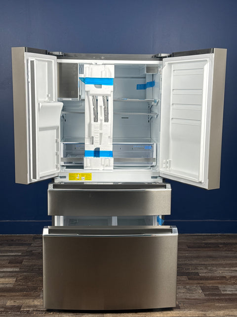 Frigidaire - Gallery 36 in. 26.3 cu. ft. 4-Door French Door Standard Depth Refrigerator in Smudge-Proof Stainless Steel