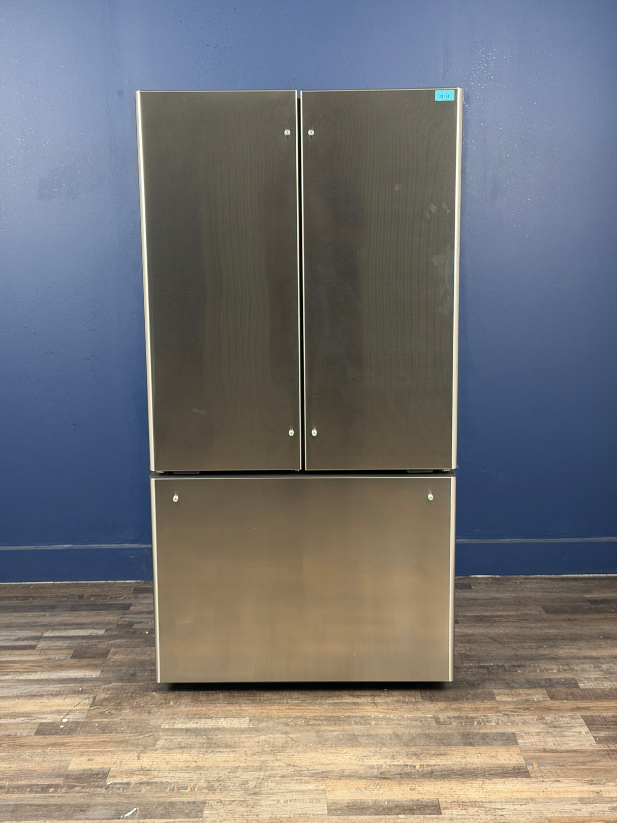 GE Cafe - 23.1 cu. ft. Smart French Door Refrigerator with Internal Water Dispenser in Stainless Steel, Counter Depth, ENERGY STAR