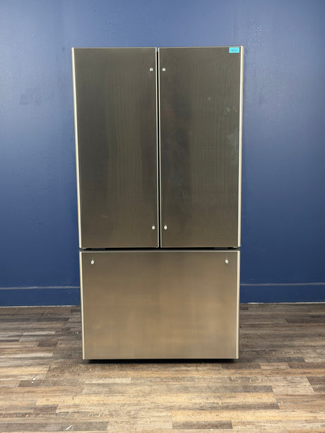 GE Cafe - 23.1 cu. ft. Smart French Door Refrigerator with Internal Water Dispenser in Stainless Steel, Counter Depth, ENERGY STAR