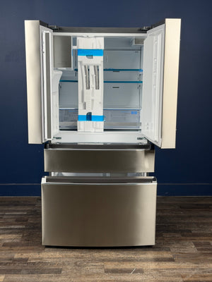 Frigidaire - Gallery 36 in. 22 cu. ft. Counter-Depth 4-Door French Door Refrigerator in Smudge-Proof Stainless Steel