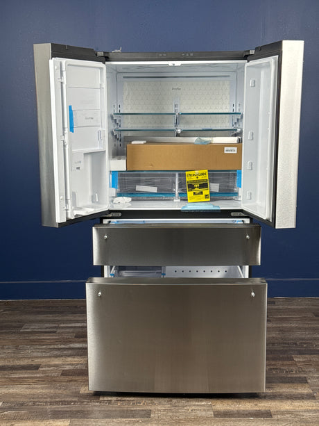 GE Profile - Profile 28.7 cu. ft. 4-Door French Door Refrigerator in Stainless Steel with Dual-Dispense Autofill Pitcher