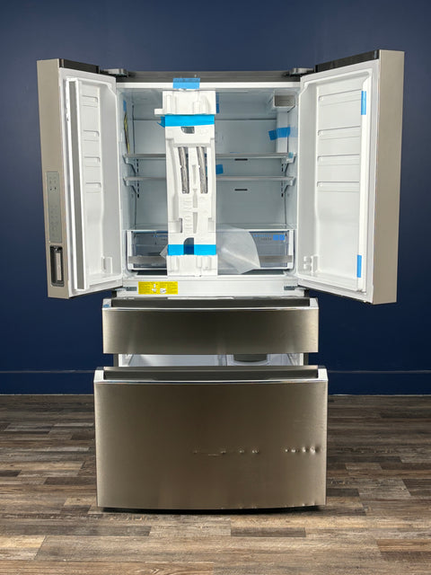 Frigidaire - Gallery 36 in. 27.2 cu. ft. 4 Door French Door Standard Depth Refrigerator, Stainless Steel w/Internal Water Dispenser