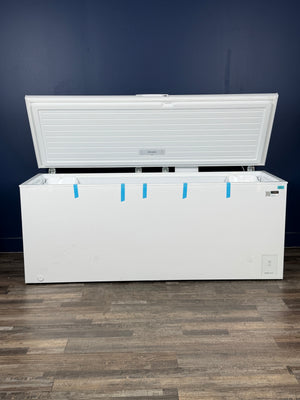 Frigidaire - 25 cu. ft. Convertible Garage Ready Manual Defrost Chest Freezer in White with Freeze Boost