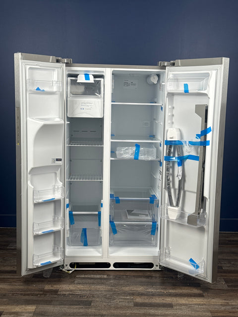 Frigidaire - 36 in. 26 cu. ft. Standard Depth Side by Side Refrigerator in Stainless Steel