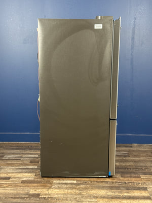 GE - 24.8 cu. ft. Bottom Freezer Refrigerator in Fingerprint Resistant Stainless Steel, Standard Depth ENERGY STAR