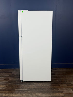 Frigidaire - 29.7 in. 19 cu. ft. Standard Depth Garage Ready Top Freezer Refrigerator in White w/ Humidity-Controlled Crisper Drawers