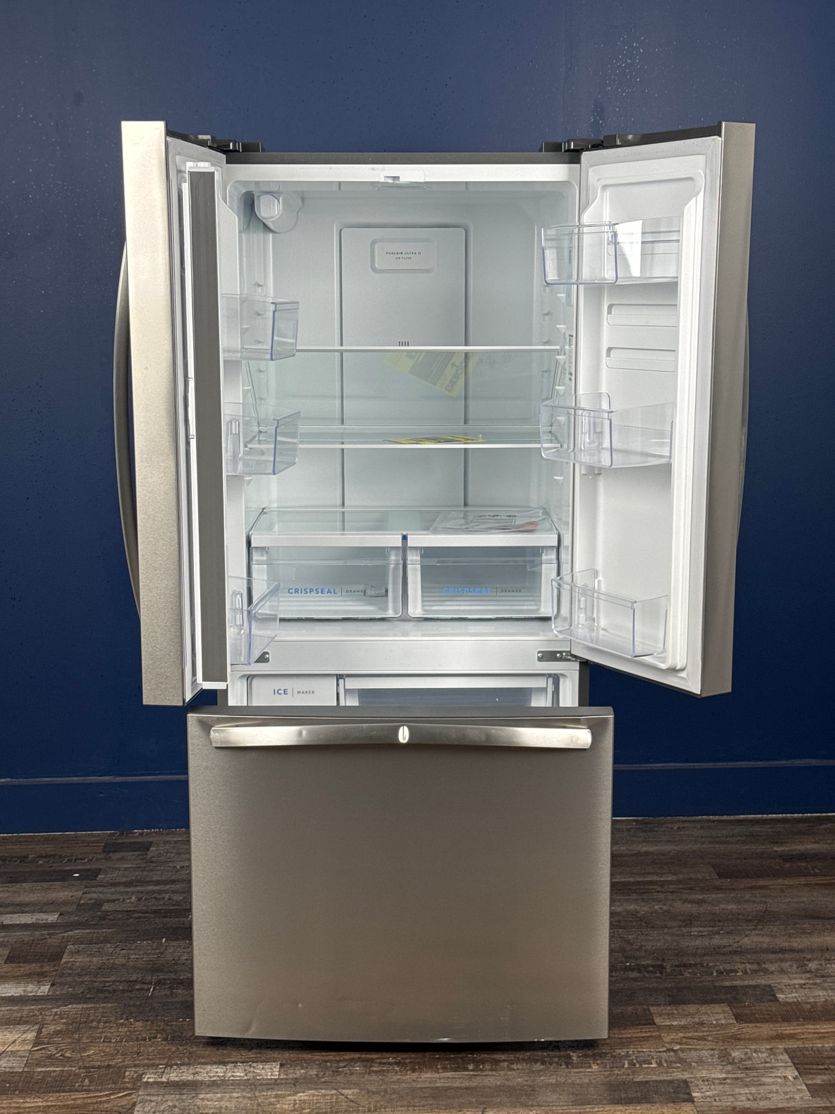 Frigidaire - 31.5 in. 18 cu. ft. Counter Depth French Door Refrigerator in Fingerprint-Resistant Stainless Look