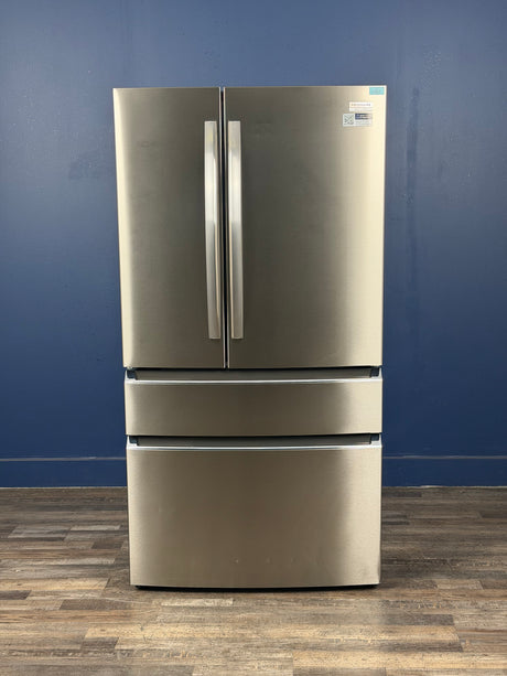 Frigidaire - Gallery 36 in. 27.2 cu. ft. 4 Door French Door Standard Depth Refrigerator, Stainless Steel w/Internal Water Dispenser